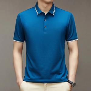 Directo de fábrica personalizado para hombre para camiseta Polo de alta calidad 100% algodón transpirable de talla grande patrón sólido diseño liso personalizado - Product Image 6