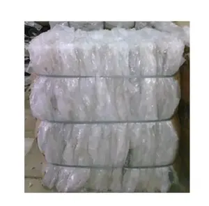 LDPE Balles Déchets Clair Recyclé Plastique Roll Balles LDPE Agriculture Film Scrap 98/2 Naturel