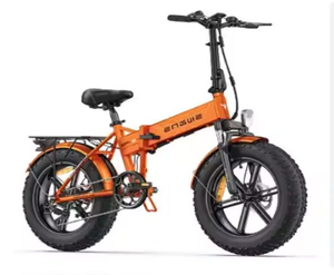 Vélo Électrique Pliant Neuf Original à Prix Réduit avec Pneus Larges 4.0 pour Montagne et Neige - Product Image 3