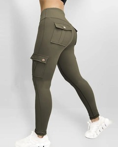 Jogger d'été pour femmes multi-poches élégant pantalon à séchage rapide qualité supérieure Slim Fit Cargo pantalon femmes - Product Image 6