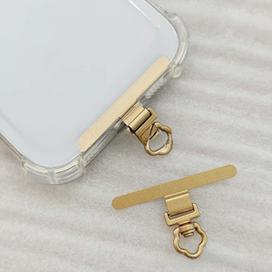 Populaire, universel, en métal, motif <span class=keywords><strong>papillon</strong></span>, avec patch porte-carte, détachable et rotatif, anti-perte, pour lanière de téléphone, sangle de coque de téléphone et cordon de suspension - Product Image 4