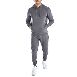 Survêtement de sport à capuche décontracté pour hommes pour l'entraînement d'hiver et le jogging-Design respirant 2 en 1 Bas prix Vente en gros Motif solide - Product Image 2