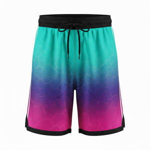 Shorts de sport en mesh pour hommes, graphismes sublimés, vêtements de sport durables pour les matchs de ligue professionnelle et les exercices en plein air - Product Image 1