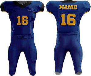 Uniforme de fútbol americano personalizado 2025 Conjunto completo de Jersey y pantalones de sublimación para equipos Clubes OEM y marcas deportivas - Product Image 6