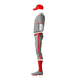 Uniforme de béisbol de tendencia superior de tamaño adulto más vendido para hombres, uniformes de béisbol ligeros y cómodos a precio razonable - Product Image 3