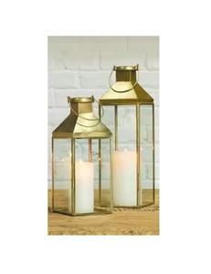 High Quality <b>Metal</b> Casted Decorative Aluminum <b>Metal</b> <b>Lantern</b> for Eid Ramadan Decoration Handmade Black Plated Rectangle Shape Use - Product Image 5