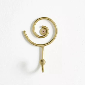 Crochet mural en métal à une seule pointe pour un rangement mural compact avec une grande capacité de charge et une grande durabilité - Product Image 1