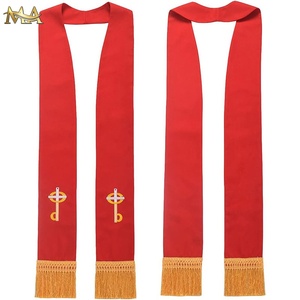 Accessoires de chape pour l'enseignement et les églises, en gros, avec logo et images personnalisés, 100% polyester, unisexe - Product Image 4