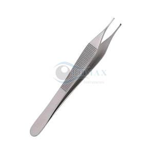 Pinzas de disección Adson dentadas finas, pinzas médicas de 12cm para cirugía y disección, pinzas Adson de acero inoxidable Premium - Product Image 6