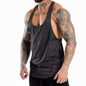 Best Quality Gym Workout Sleeveless Shirt Tank Top Men Bodybuilding Clothing Fitness Men Tank Tops - Product Image 6