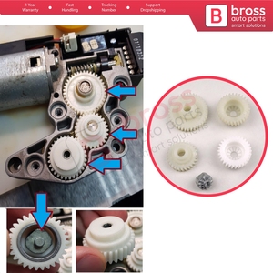BSR631ชุดเกียร์มอเตอร์ซันรูฟสำหรับ C3 FC Avensis T22 Corona T21 Zafira C208 W163 911 A208 Primera P12 Altima L31 - Product Image 5