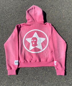 Sweat-shirts personnalisés pour hommes, effet usé, fermeture éclair, polaire légère, 100% coton, impression numérique, séchage rapide, respirant - Product Image 1