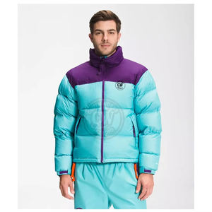 Chaqueta de burbuja personalizada con cremallera para hombres El mejor material 100% poliéster transpirable y resistente al viento en diferentes colores y tamaños - Product Image 2