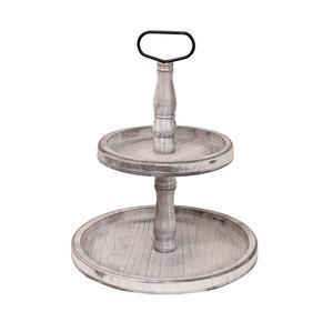 Fresh Arrival Wholesale Unique Round Galvanized Metal Cake <b>Stand</b> Decorative Serving Cake and <b>Cupcakes</b> Custom Size Shape - Product Image 1