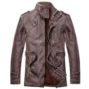 เสื้อแจ็คเก็ตหนังสำหรับผู้ชายดีไซน์ใหม่ล่าสุดของ2022 - Product Image 3
