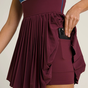 กระโปรงใส่เล่นกอล์ฟกางเกงขาสั้นเล่นกีฬาในยิมผ้าเกรดสูงออกแบบได้ตามต้องการมีกระเป๋า - Product Image 4