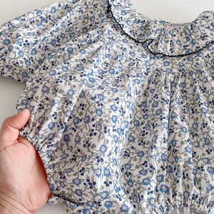 Mono floral de manga larga con volantes para niñas, ropa de primavera para bebés y niñas pequeñas - Product Image 3