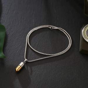 Gold Urn <b>Necklace</b> for Ashes Custom-Size Metal <b>Memorial</b> Cremation Jewelry for Human Capsule Pill <b>Memorial</b> Personalized Keepsake - Product Image 5