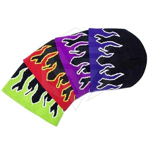 Vente en gros 2025 Bonnet en tricot unisexe chaud d'hiver avec lettre en jacquard style Hip Hop personnalisé avec logo brodé Design grande taille - Product Image 2