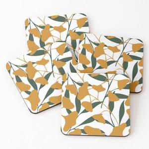 Coussinets de style nordique tasse tapis plaque anti-dérapant antidérapant personnalisé bois caoutchouc amovible arc-en-ciel abordable napperon sous-verres de l'inde - Product Image 3