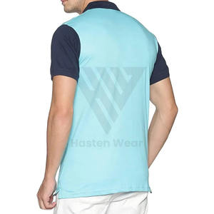 Servicio OEM, Camisetas Polo de Alta Calidad, 100% Algodón, Tejido de Punto, Secado Rápido, Tinte Liso, Tallas Grandes, Camisetas Polo para Hombre - Product Image 3