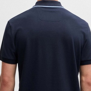เสื้อเชิ้ตแขนสั้นผู้ชายแบบซิปครึ่งตัว ผ้าใยไผ่ 100% ระบายอากาศดี ดีไซน์ซิปด้านหน้า รุ่นใหม่ล่าสุด - Product Image 5