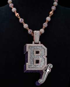 จี้เงินแท้ 925 คุณภาพสูง สลักชื่อได้ ประดับด้วยเพชรเทียม ดีไซน์สวยงาม งานฝีมือประณีต สำหรับผู้ชายที่รักแฟชั่น - Product Image 3