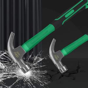 Marteau à griffes de haute qualité 8 oz en acier au carbone avec manche antidérapant en fibre de verre, disponible en OEM pour le clouage et le déclouage DIY - Product Image 4