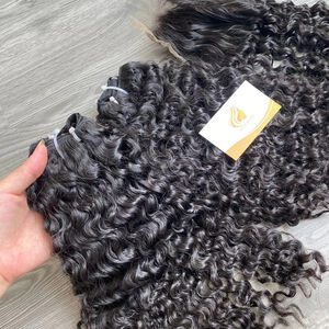 Gran oferta, paquetes de cabello Remy Virgen sin procesar, cutícula alineada, humano crudo, Vietnam, birmano, origen vietnamita, proveedor de cutícula alineada - Product Image 1