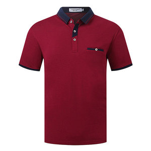 Nouvelle tendance hommes confortable anti-rides pour Polo T-Shirts haute qualité coton soie manches courtes vêtements d'affaires broderie Jerse - Product Image 3