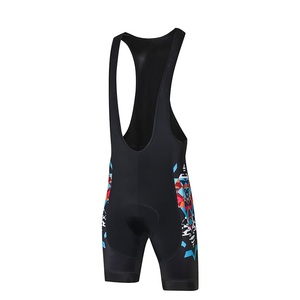 Cuissard à bretelles 4 poches pour hommes Pro Korea respirant Cool pour les longs voyages 8 heures de vélo Cuissard à bretelles - Product Image 1