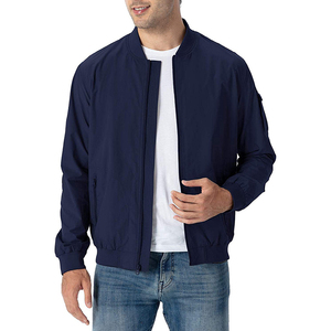 Blouson Bomber Homme XL Personnalisé 2025 – Veste Streetwear Haute Qualité à Col Montant, Coupe-Vent à Capuche 100% Laine pour l'Hiver - Product Image 1