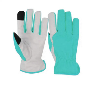 Gants de travail en cuir synthétique Amara, doux, confortables, respirants, résistants aux perforations, pour le jardinage industriel, gants de sécurité - Product Image 2