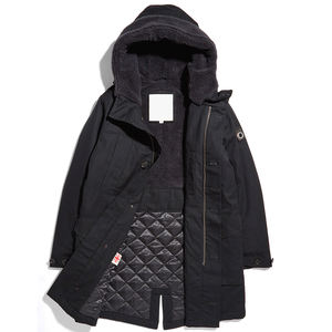 Manteau parka à bulles d'hiver pour hommes, couleur personnalisée et logo, col montant, coupe-vent, veste d'extérieur écologique - Product Image 6