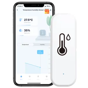 Wifi Bluetooth Sensor Kelembaban Suhu Hygrometer Termometer untuk Alexa,Google Home
