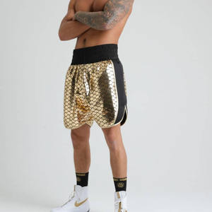 Los hombres más exigentes, pantalones cortos de boxeo de escamas de pescado, ropa de artes marciales hecha a medida a la venta en MOQ y tarifas bajas - Product Image 3