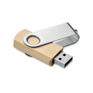 Memoria USB de Bambú Techmate, Gadget Ecológico para Fines Promocionales - Product Image 6