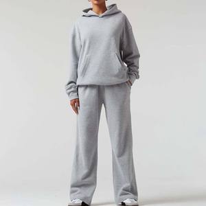 Survêtement d'hiver personnalisé à capuche pour femmes adultes, jogging à bas prix - Product Image 1