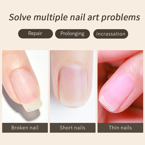 R S Nail 5ml Gel de construction pour extensions d'ongles en fibre, Gel de réparation pour ongles cassés, Gel de construction <span class=keywords><strong>semi</strong></span>-<span class=keywords><strong>permanent</strong></span> <span class=keywords><strong>UV</strong></span> <span class=keywords><strong>LED</strong></span> - Product Image 3