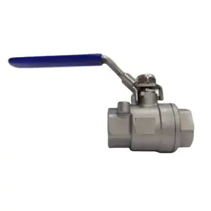 SGON 2PC 2000WOG/2000PSI Valve For Water /Oil Control Carbon Steel SS304/SS316 NPT Threaded Stainless Steel Valve Valvula