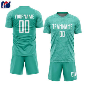 Jersey Shorts Hot player Nombre Sublimación personalizada completa Excelente uniforme de fútbol Corte automatizado - Product Image 3