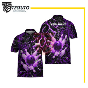 Respirant hommes bols de pelouse uniforme confortable vêtements de Sport Anti-rides prix raisonnable hommes bols de pelouse uniforme avec poids léger - Product Image 5