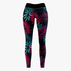 Customized Mid Leggings <b>Leopard</b> Print Compression <b>Tight</b> Fit Athletic Gym BJJ MMA Grappling Training Breathable Stretch Quick Dry - Product Image 3