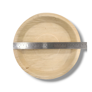 Sumkoka ISO vajilla compostable plato de pulpa de bagazo redondo de bagazo 6 7 9 10 pulgadas plato desechable restaurante comida plato de papel - Product Image 5