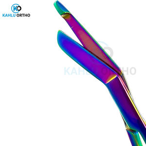 KAHLU Ciseaux orthopédiques à bandage chirurgical en acier inoxydable Multicolore Bonne vente Source d'alimentation manuelle Prix compétitif - Product Image 6