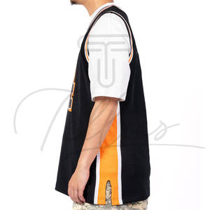 Nouveaux maillots de basket-ball personnalisés imprimés, uniformes 100% polyester, séchage rapide, sans manches, pas cher - Product Image 6