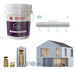 Starshield Star Cool Shield Walls <b>Paint</b> Acrylic Liquid Coating For Exterior Walls Anti Fade Colors - Product Image 6