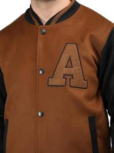 Chaqueta Varsity de Invierno para Hombre, Calidad Premium, Logotipo Personalizado Bordado, Transpirable, Ecológica, Cierre Doble Rápido - Product Image 6