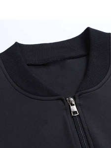 เสื้อแจ็คเก็ตบอมเบอร์ผู้ชายแฟชั่นฤดูใบไม้ร่วงฤดูหนาว ซิปแบบลำลอง คอตั้ง กันน้ำ ระบายอากาศ กันลม สตรีทแวร์ รับสั่งทำ - Product Image 4