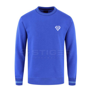 Sudaderas de Invierno para Hombre, Personalizadas OEM, de Algodón y Poliéster, Ecológicas, de Secado Rápido, Manga Larga, Cuello Redondo, Diseño Sólido - Product Image 1